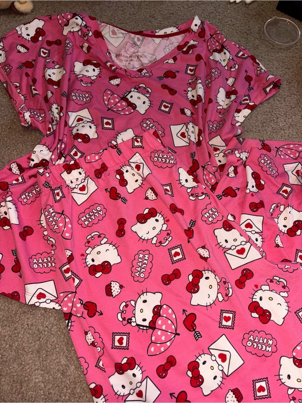 Hello kitty pajama set size L y2k #hellokitty #2000s #juicycouture